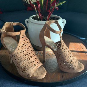 ALDO High Heel Peep Toe Booties